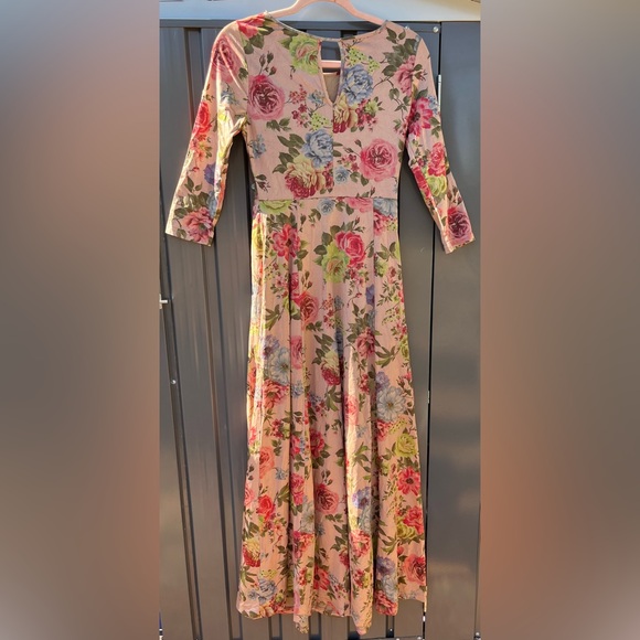 Peach Ice floral dress - Picture 2 of 2